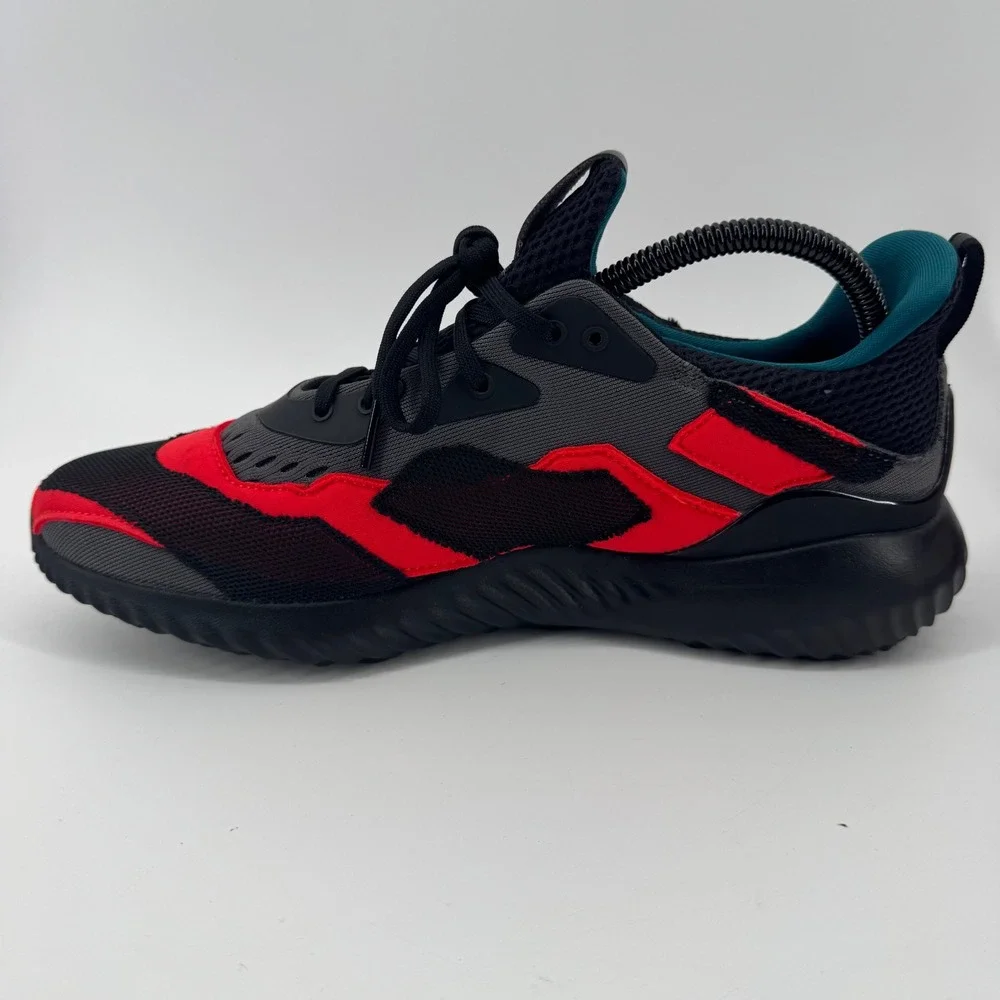 Adidas x Kolor Alphabounce Mens Black Red Grey Running Shoes AC7019 Size 9